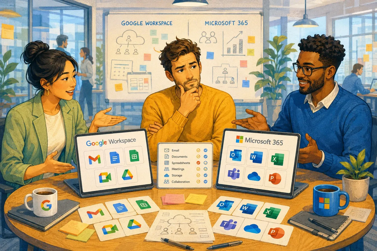 Microsoft 365 vs Google Workspace - How to Choose for Your Organization