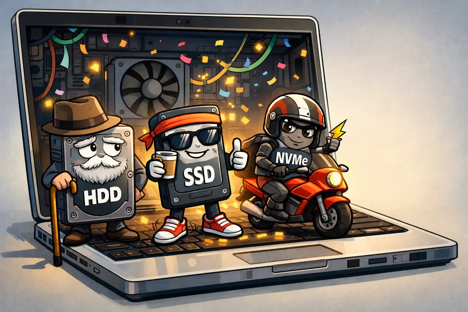 SSD, NVMe, HDD - מה ההבדל ביניהם ואיך בוחרים נכון?